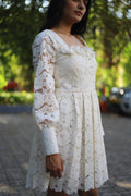 Camellia Lace short Dress