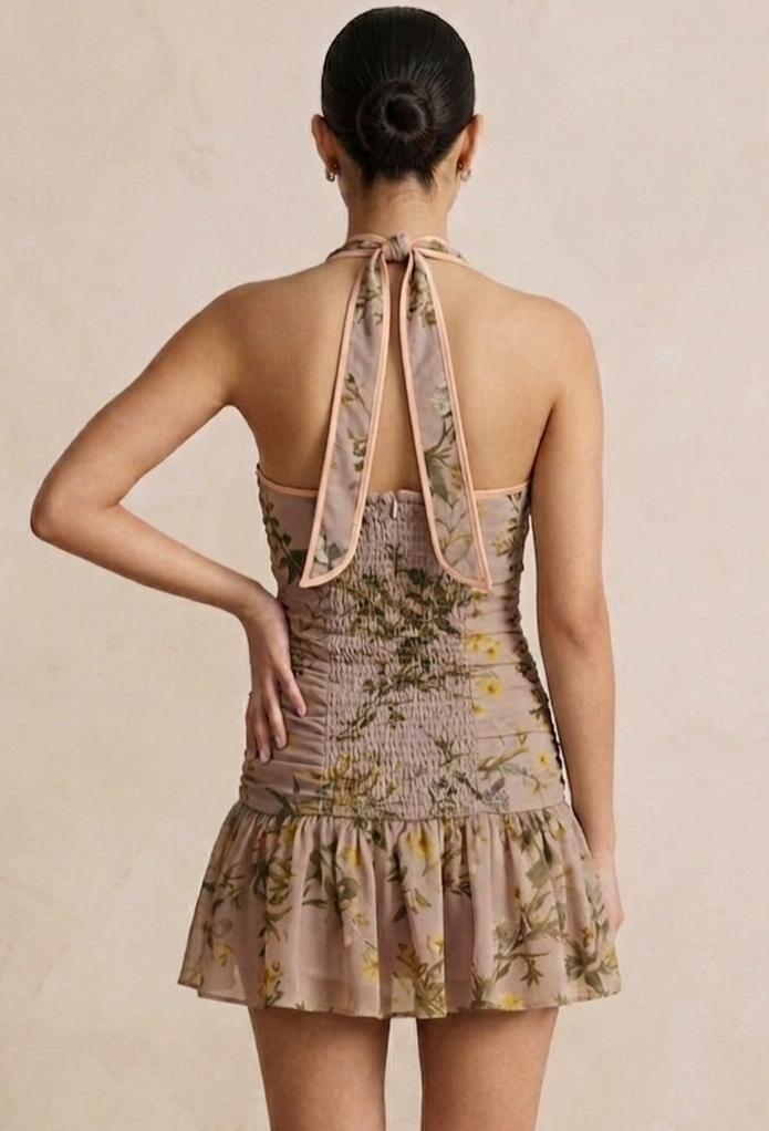 Carnation short dress