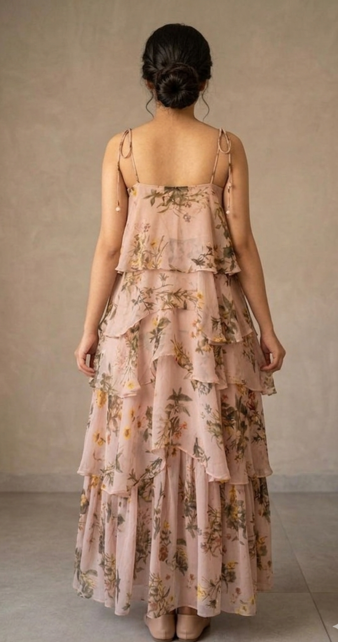 Carnation maxi dress