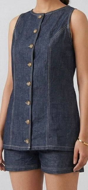 Denim shorts