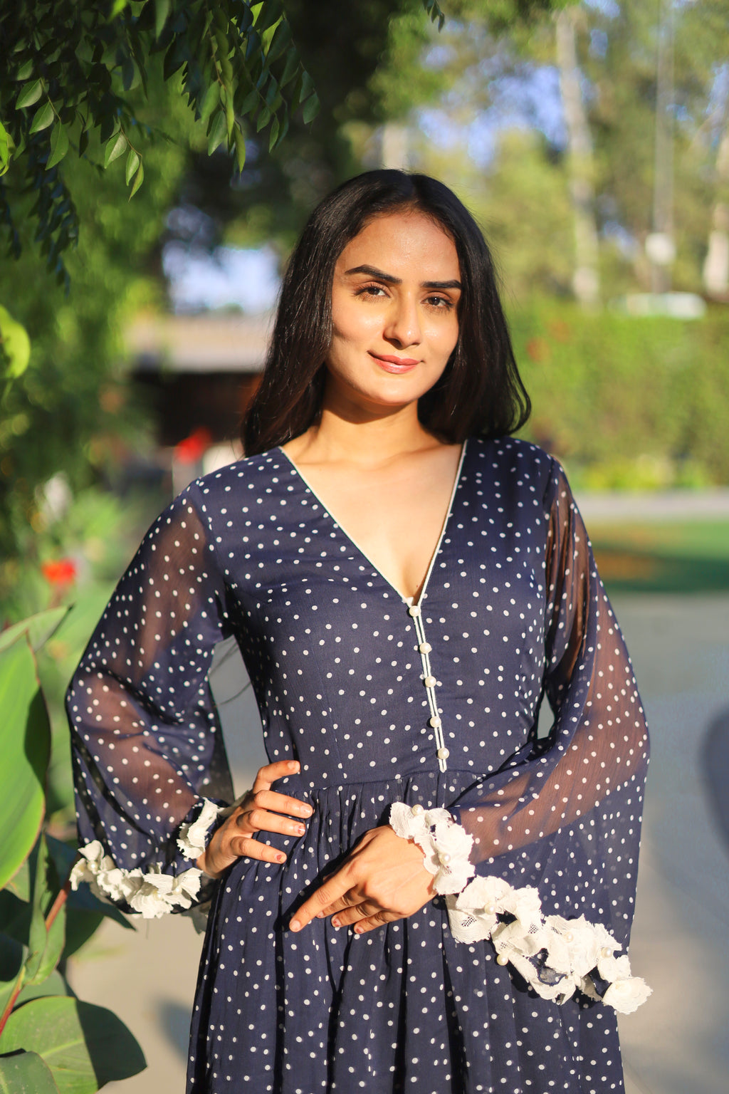 Polka Dot Short Dress