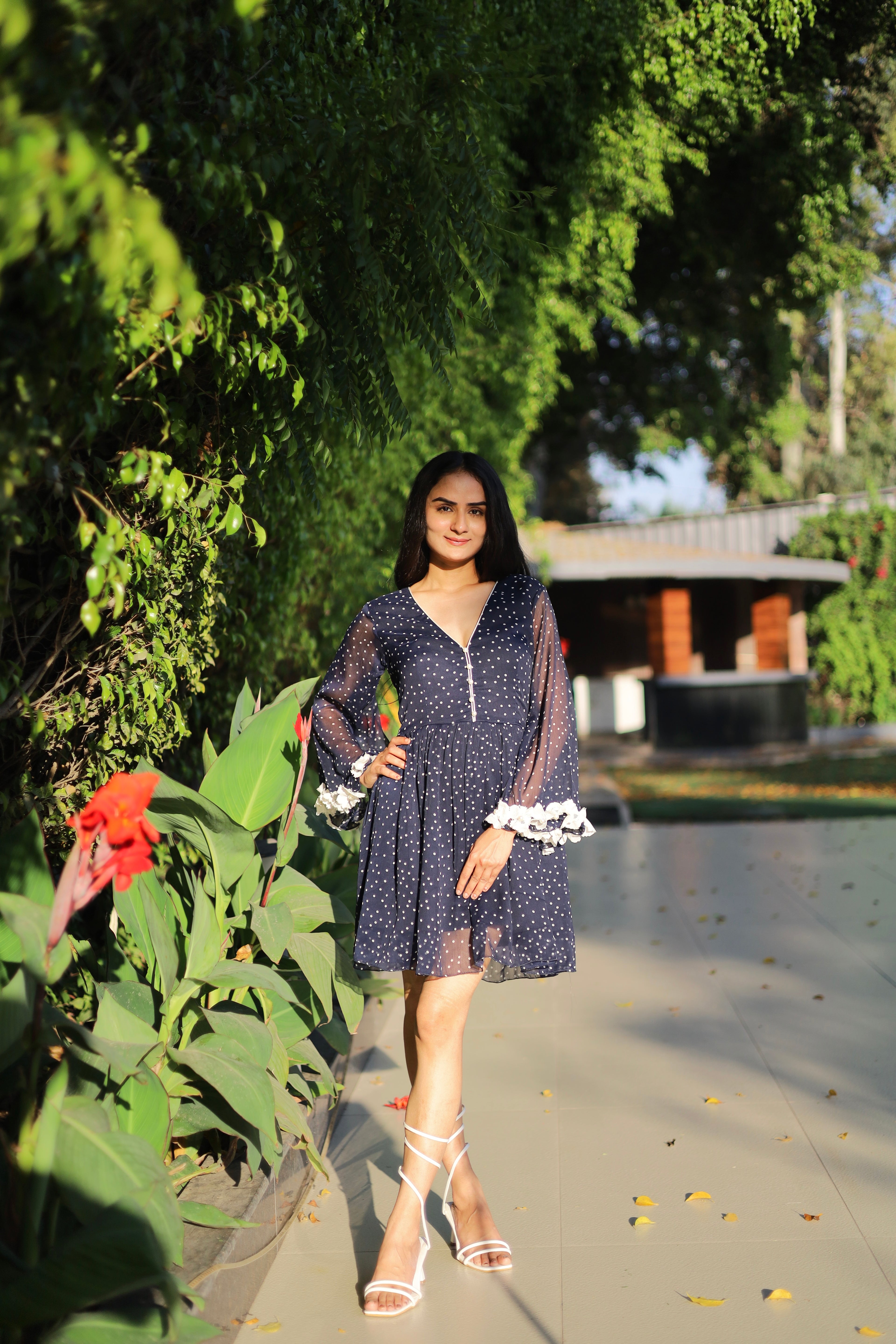 Polka Dot Short Dress