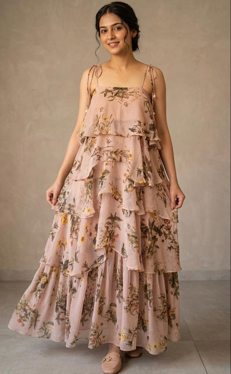Carnation maxi dress