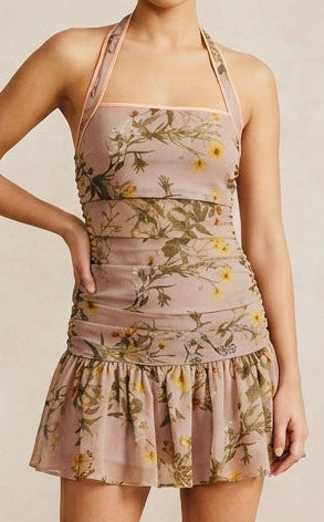 Carnation short dress