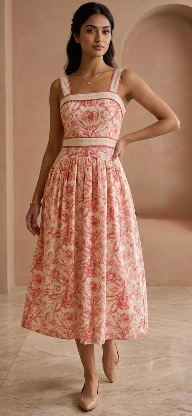 Zinnia midi dress