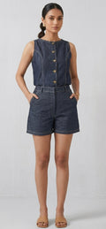 Denim shorts
