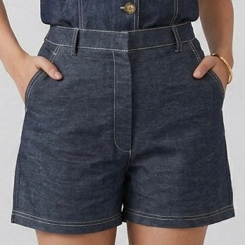 Denim shorts