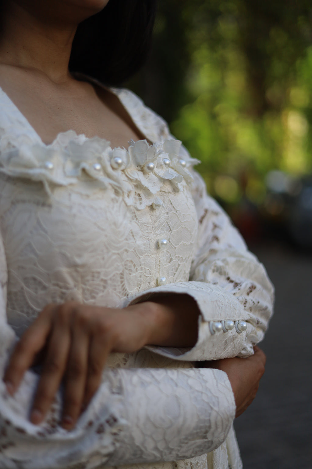 Camellia Lace short Dress