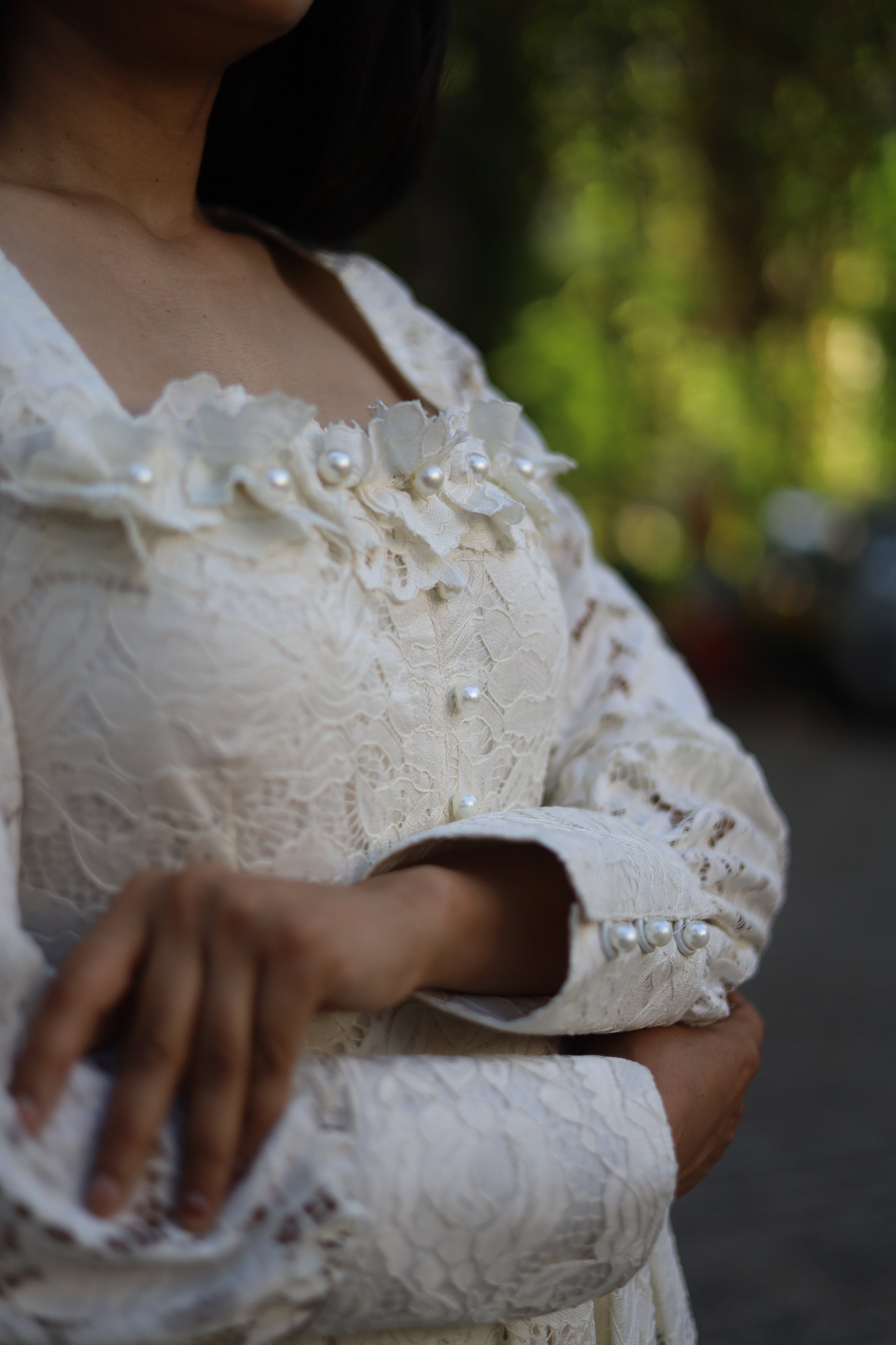 Camellia Lace short Dress