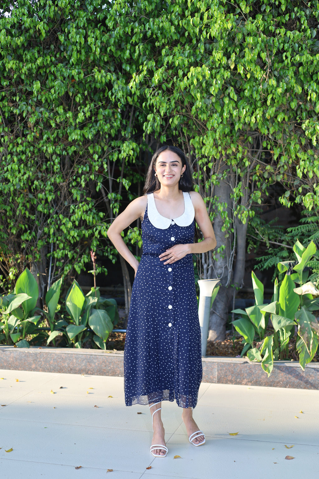 Polka Dot Midi Dress