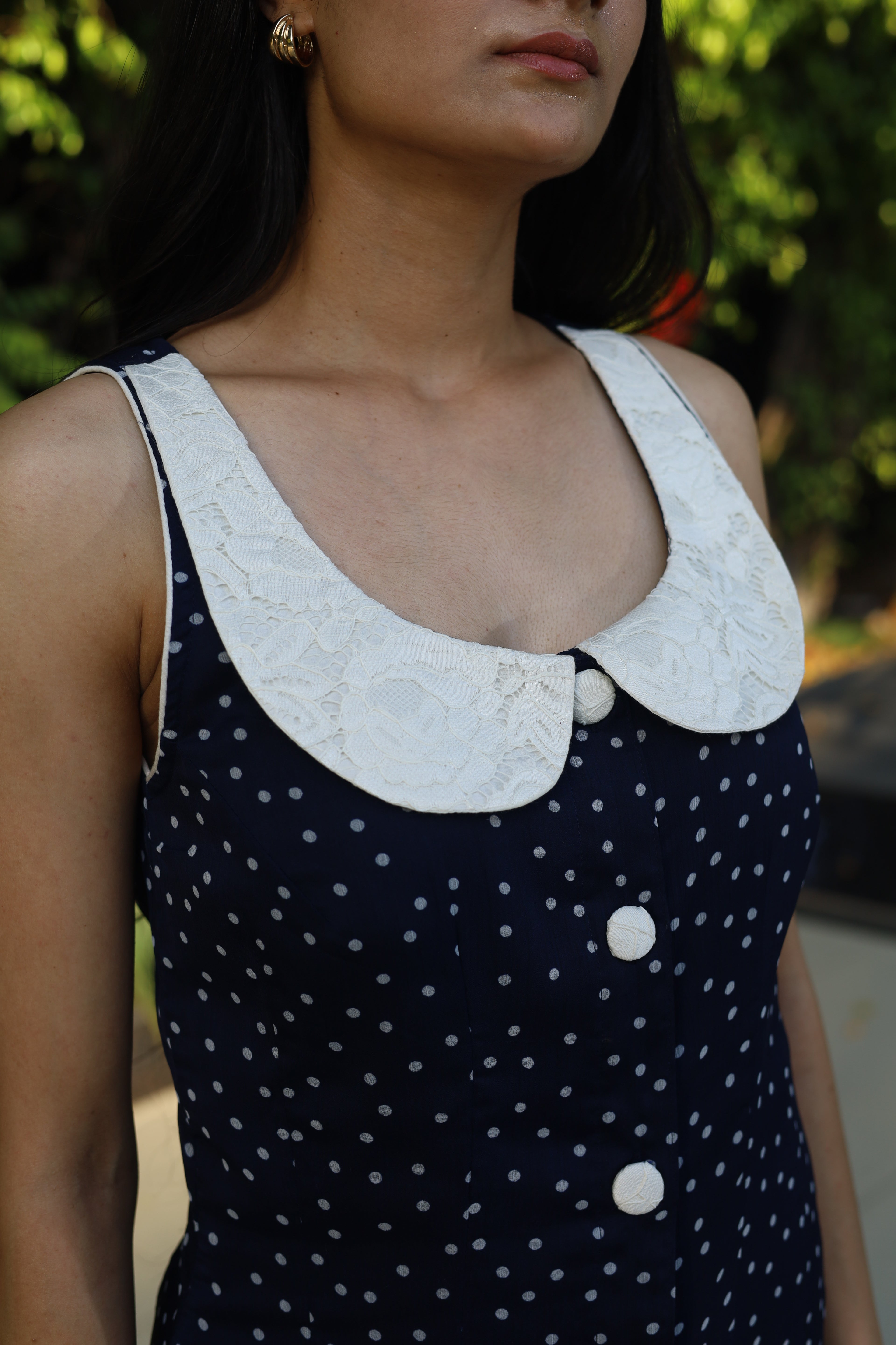 Polka Dot Midi Dress