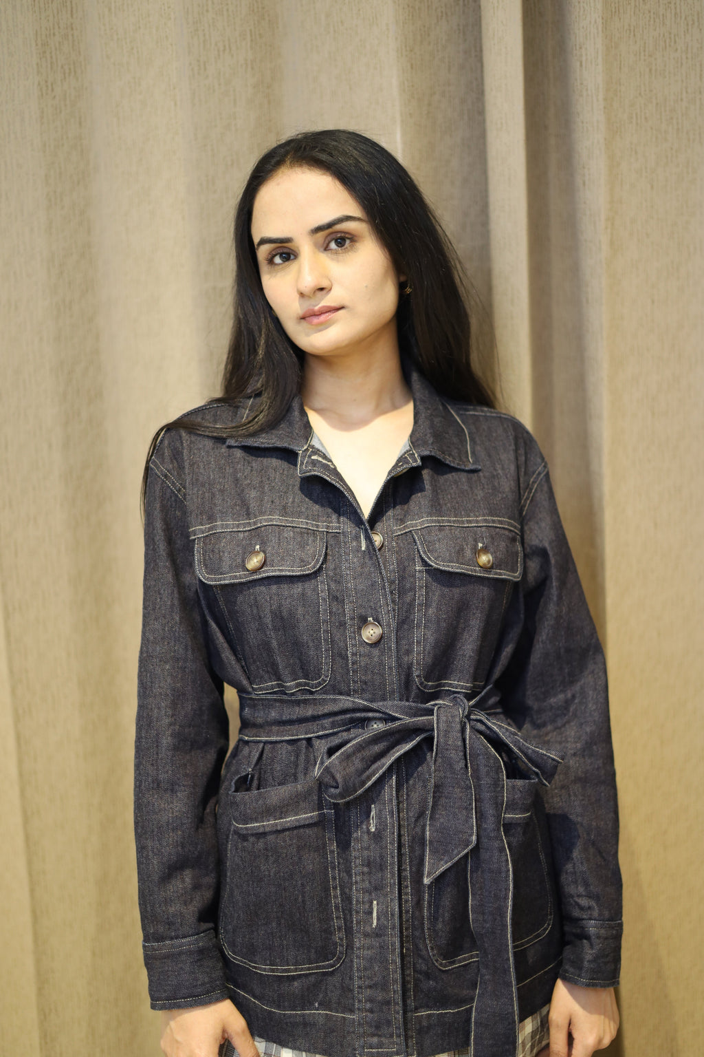 Denim jacket co-ord set