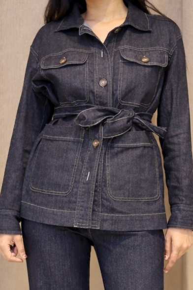 Denim jacket co-ord set